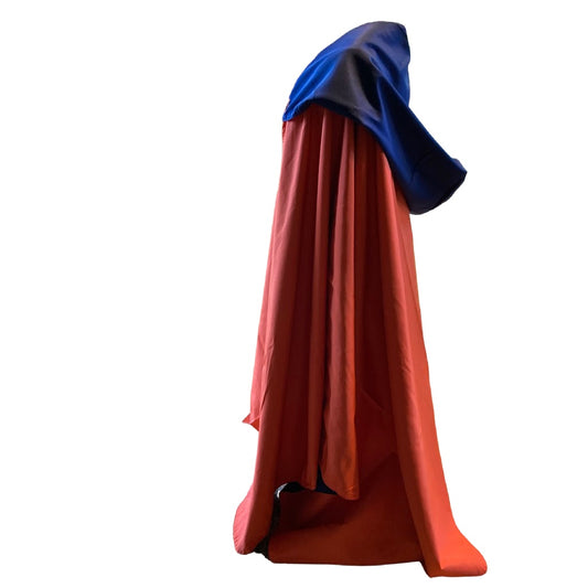 Orange and Blue Rain Cape