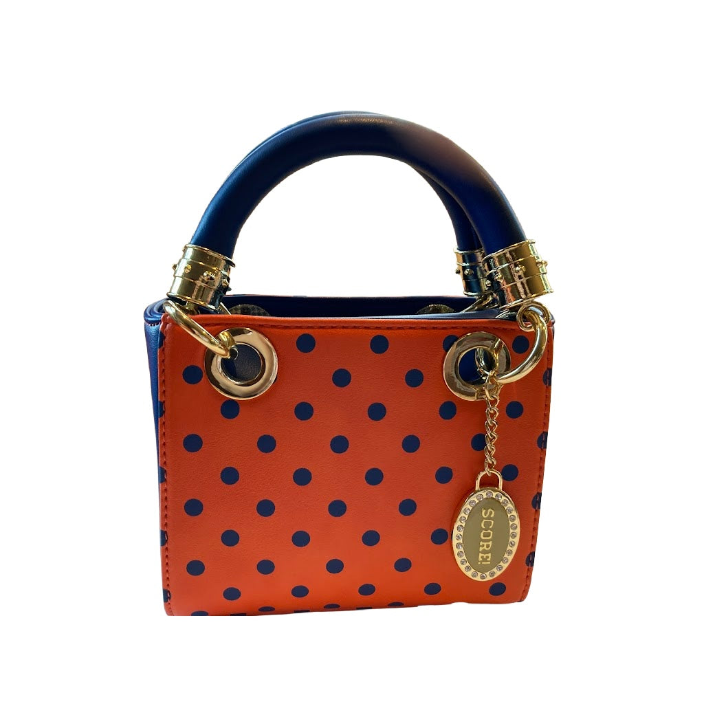 Orange and Blue Petite Handbag