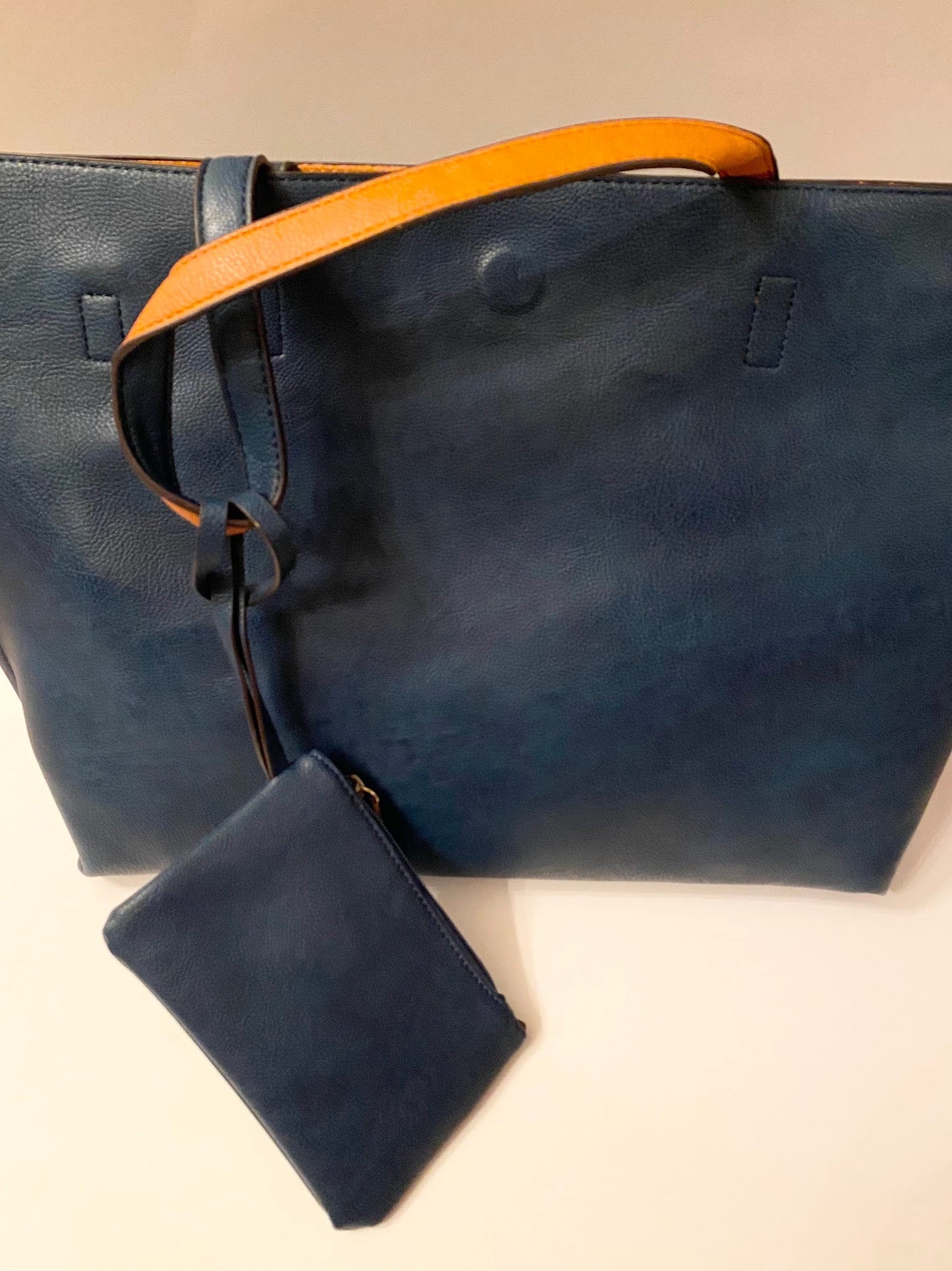 Orange and Blue Tote - Reversible