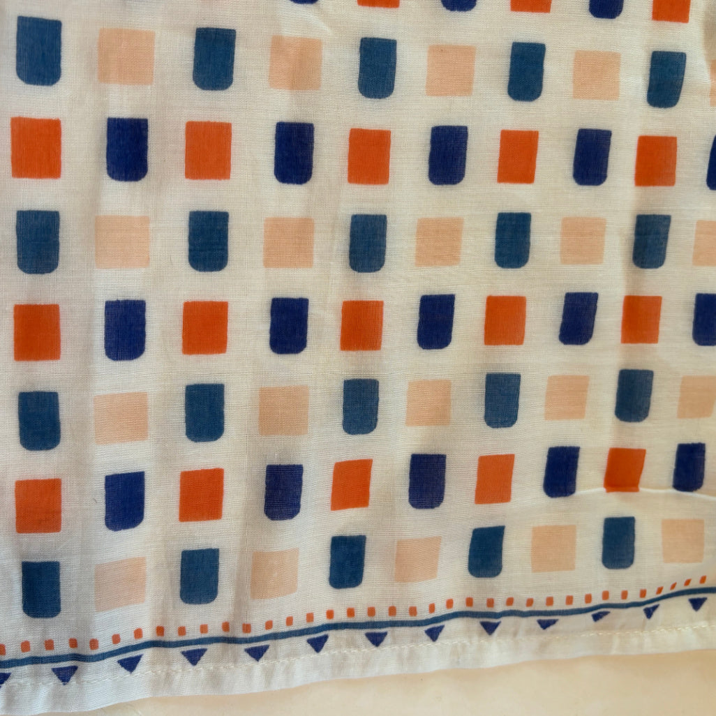 Orange and Blue Bandana