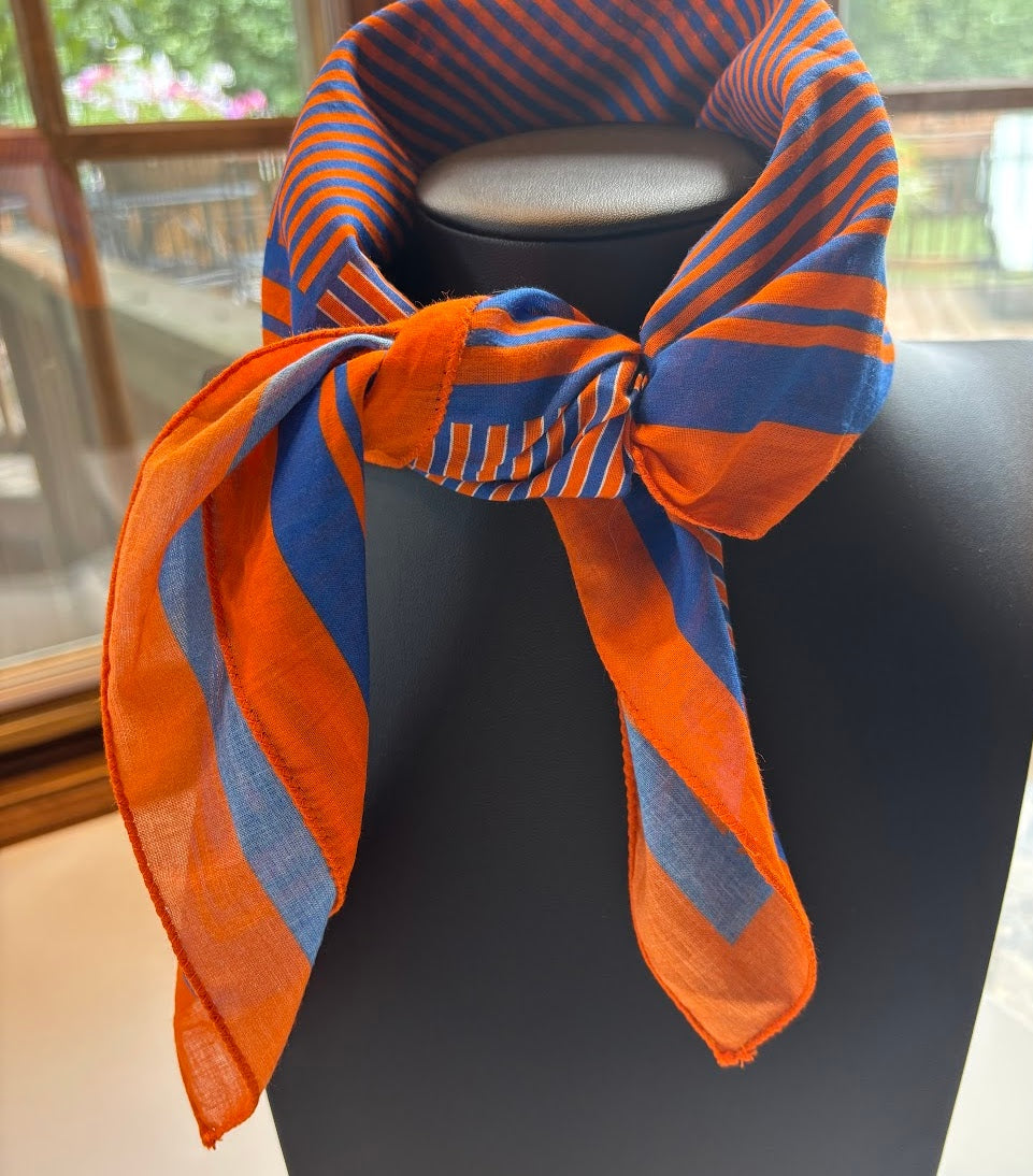 Game Day Stripe Scarf plus Scrunchie Set