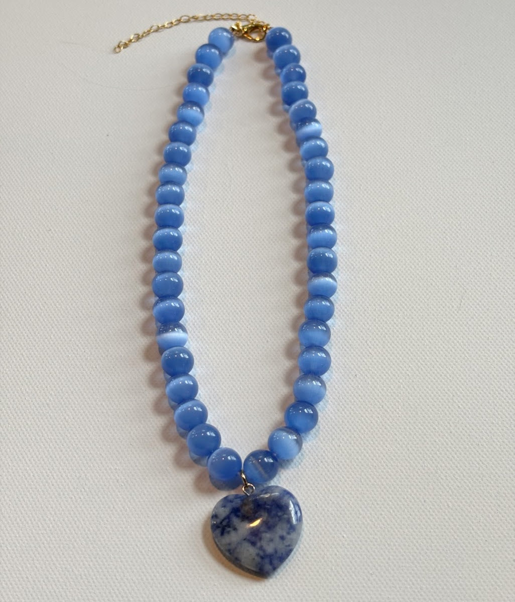 Blue Pendant Necklace