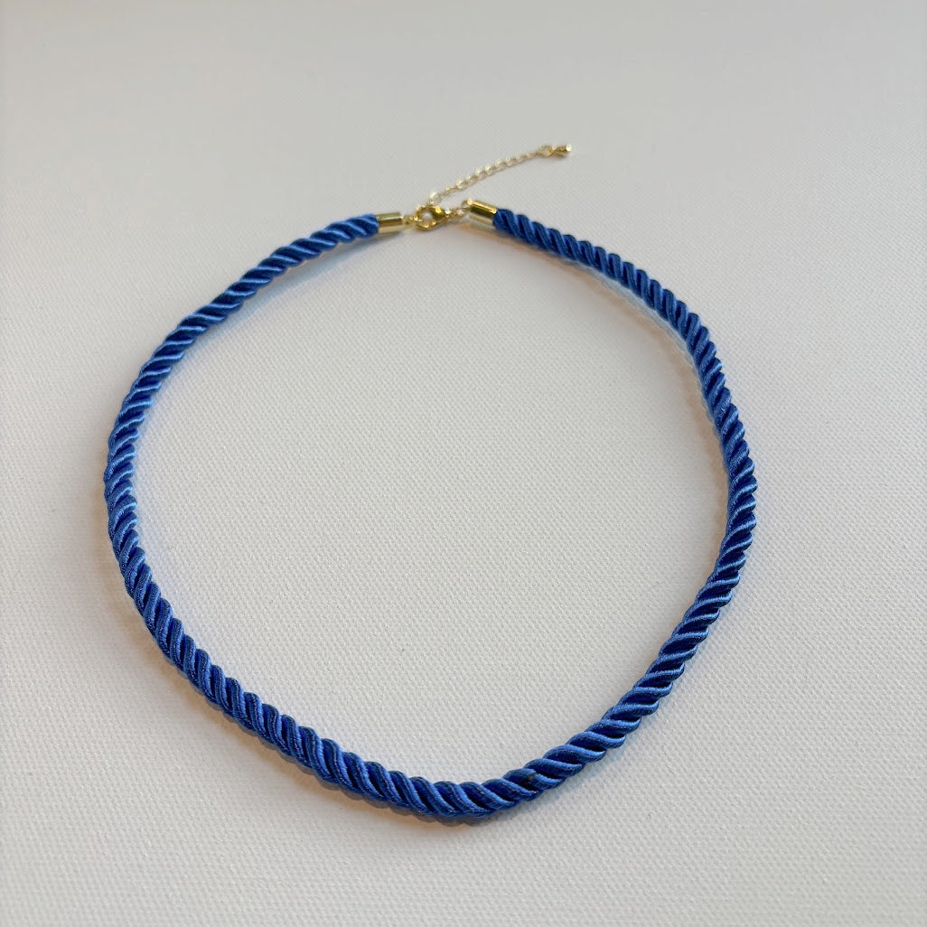 Blue Cord necklace