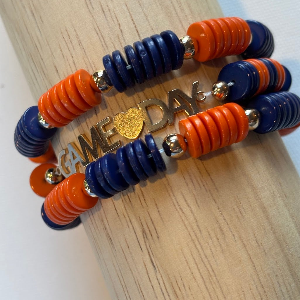 Gameday Set of 3 Stretch Bracelets