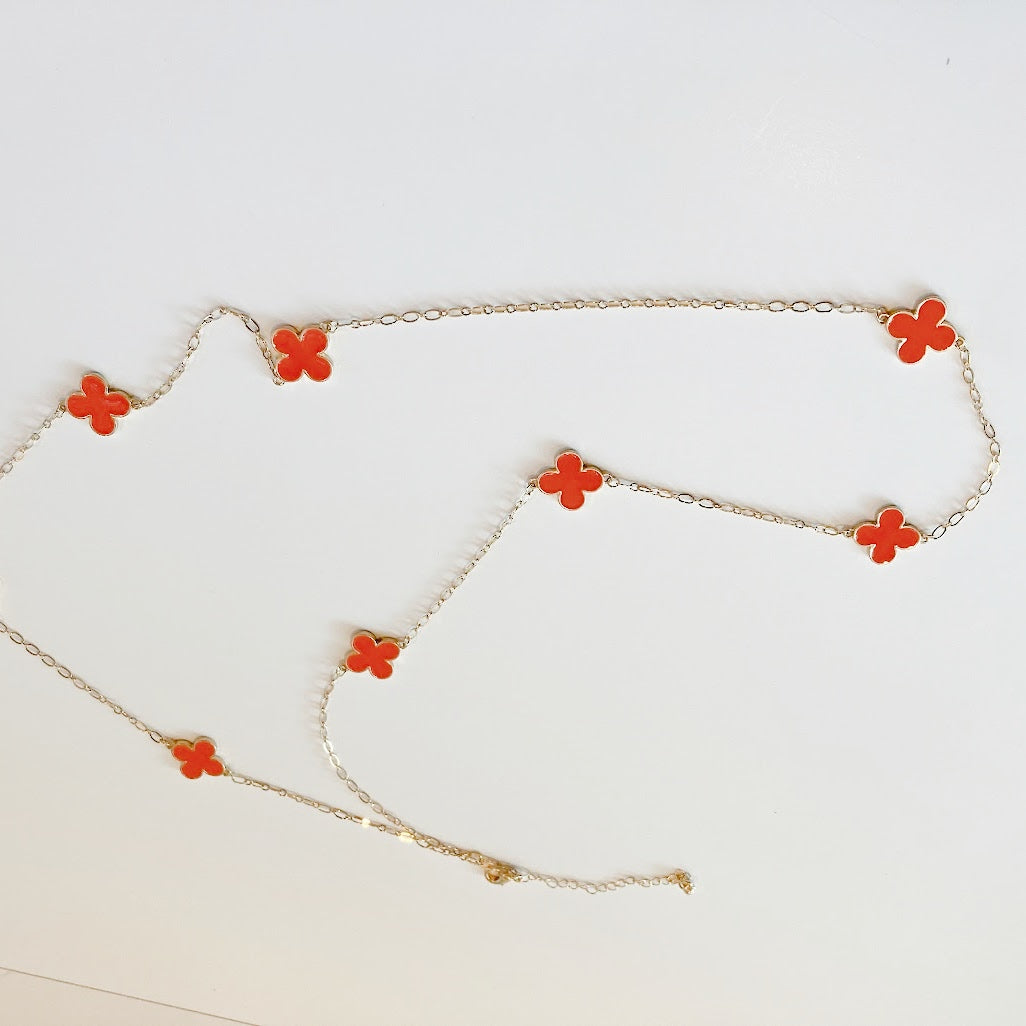 Touch of Orange Necklace