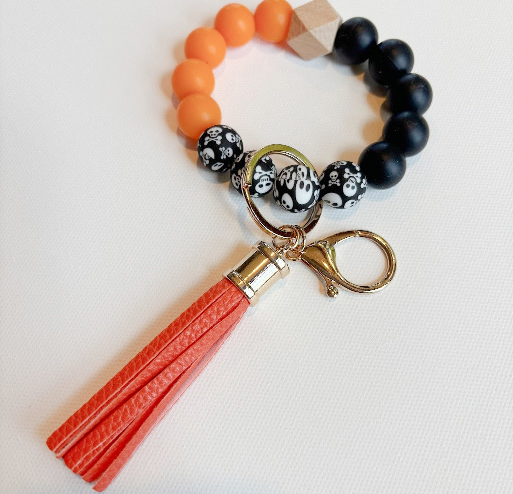 Orange and Blue Keyring