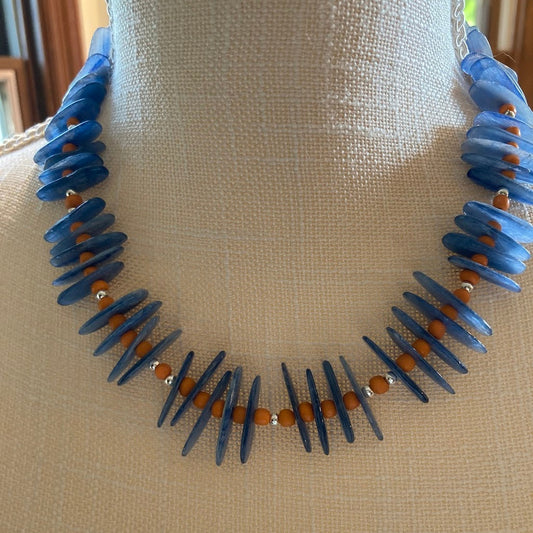 Unique Blue Choker