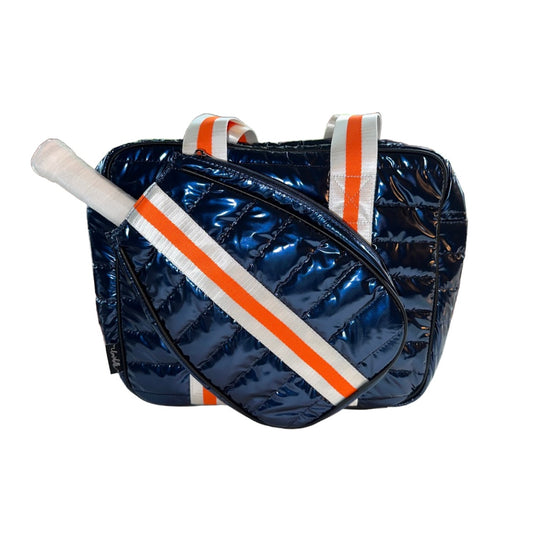 Orange and Blue Pickleball Tote