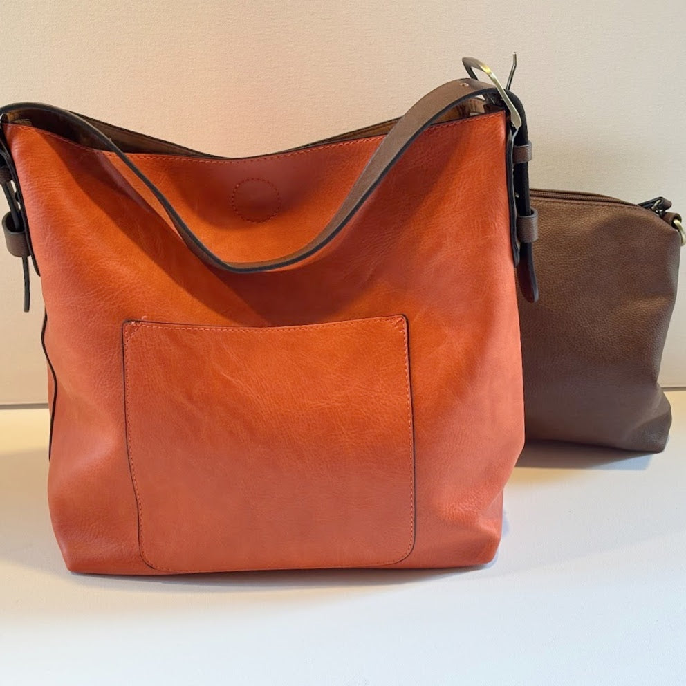 Orange Tote HandBag